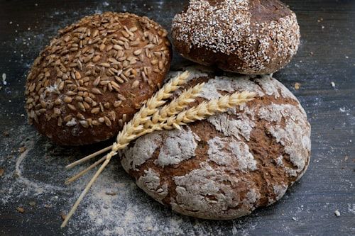 Fresh bread display